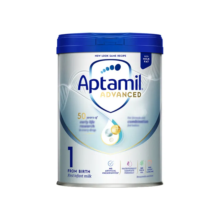 爱他美Aptamil英国白金版婴儿配方奶粉 1段 0-6月 800g（新旧包装