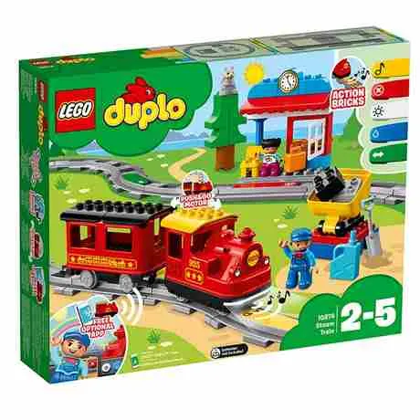 LEGO乐高得宝智能蒸汽火车
