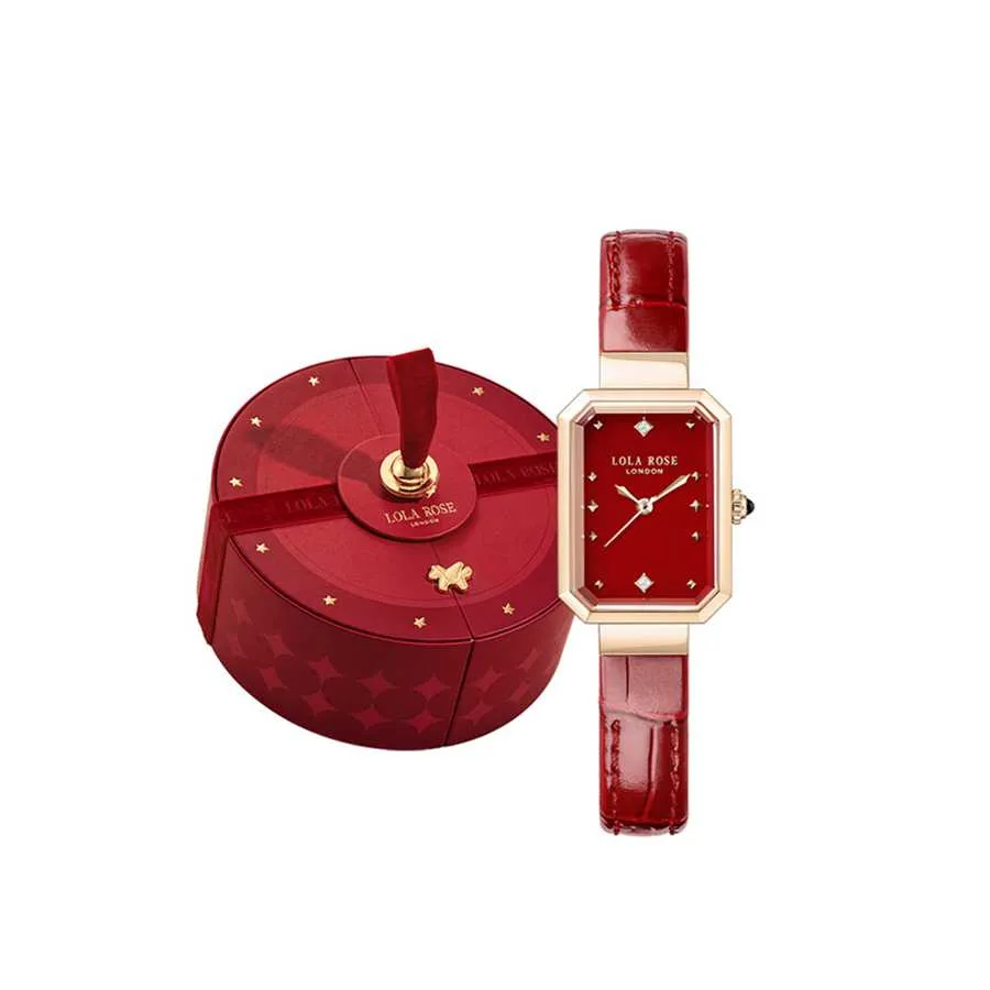 Lola Rose方糖系列精钢石英表LR2766HM