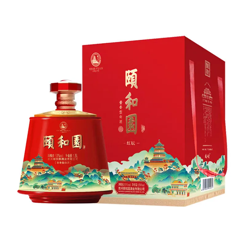 颐和园 红坛 53度酱香型白酒 1.5L 大坛酒 过节送礼 收藏 瓶:1.5L