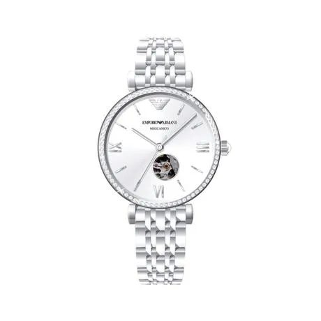 E.Armani 安普里奥阿玛尼满天星全自动镂空机械女士腕表