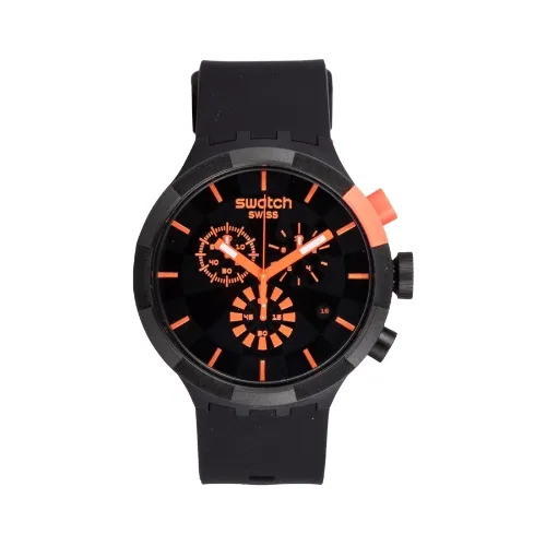 Swatch斯沃琪BIG BOLD系列激情飞驰石英腕表