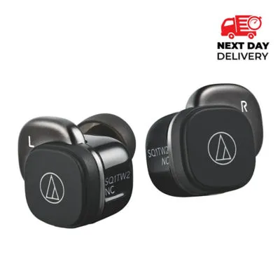Audio-Technica True Wireless Noise Cancelling Earbuds SQ1TW2NC