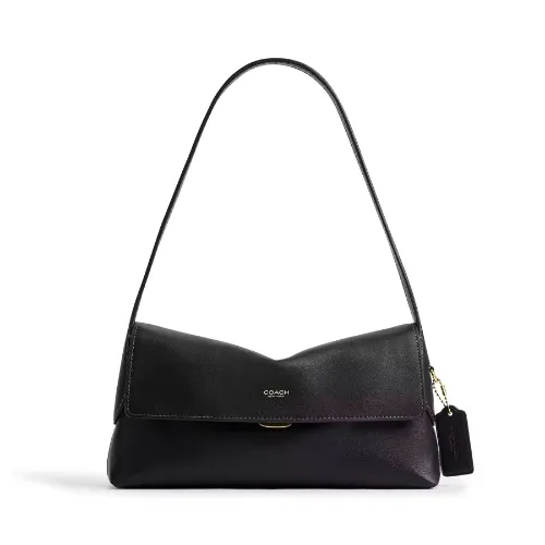 COACH 蔻驰CHELSEA 26号单肩包 牛皮革 黑色