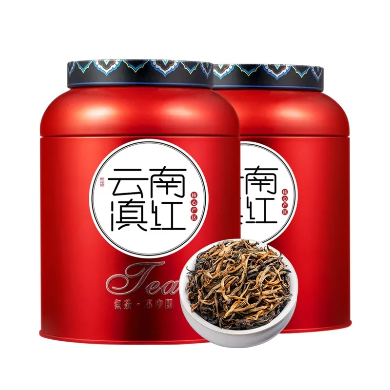 小茶日记 红茶2022新茶滇红云南凤庆古树功夫红茶浓香型250g*2罐 规格:500G