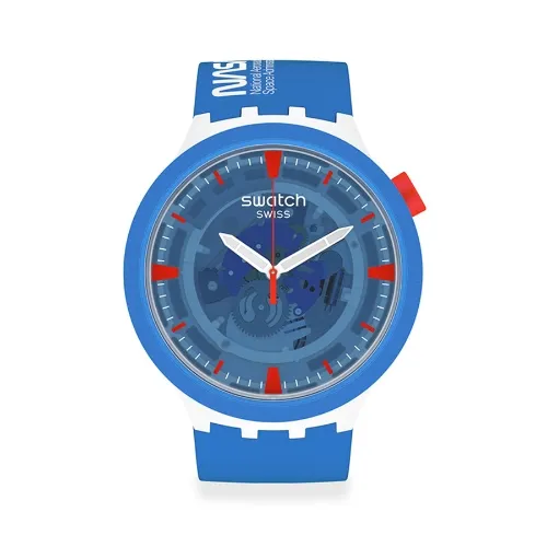 Swatch斯沃琪 BIGBOLD系列蓝色星球石英腕表