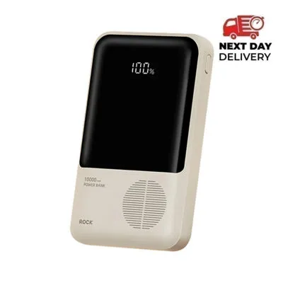 ROCK P99 Fast Charging Power Bank with Built-in Cables