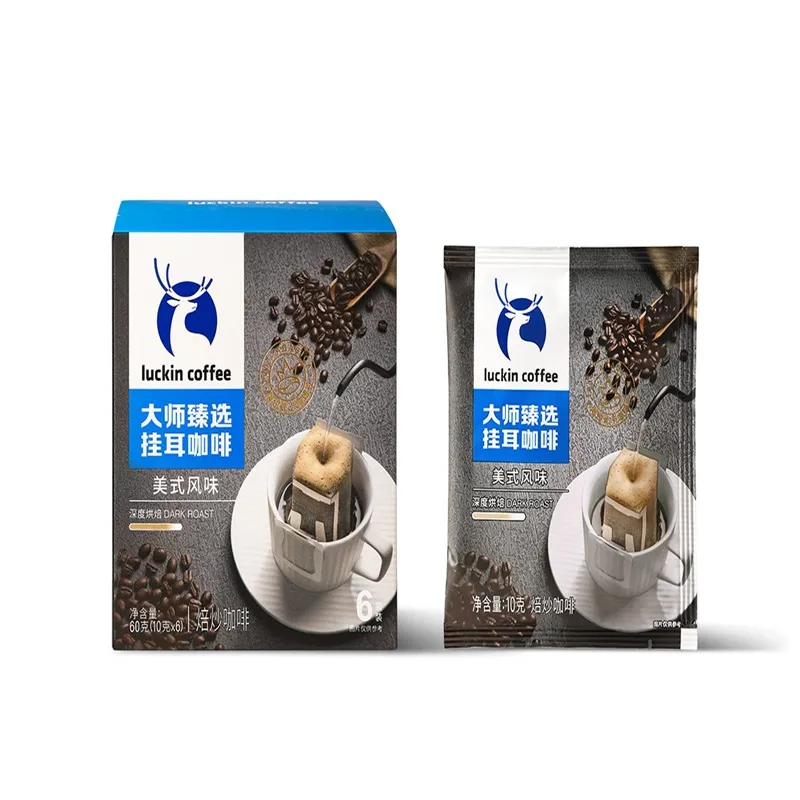 瑞幸即享 瑞幸咖啡（luckincoffee）精品挂耳咖啡 美式10g*6袋*2盒 盒装