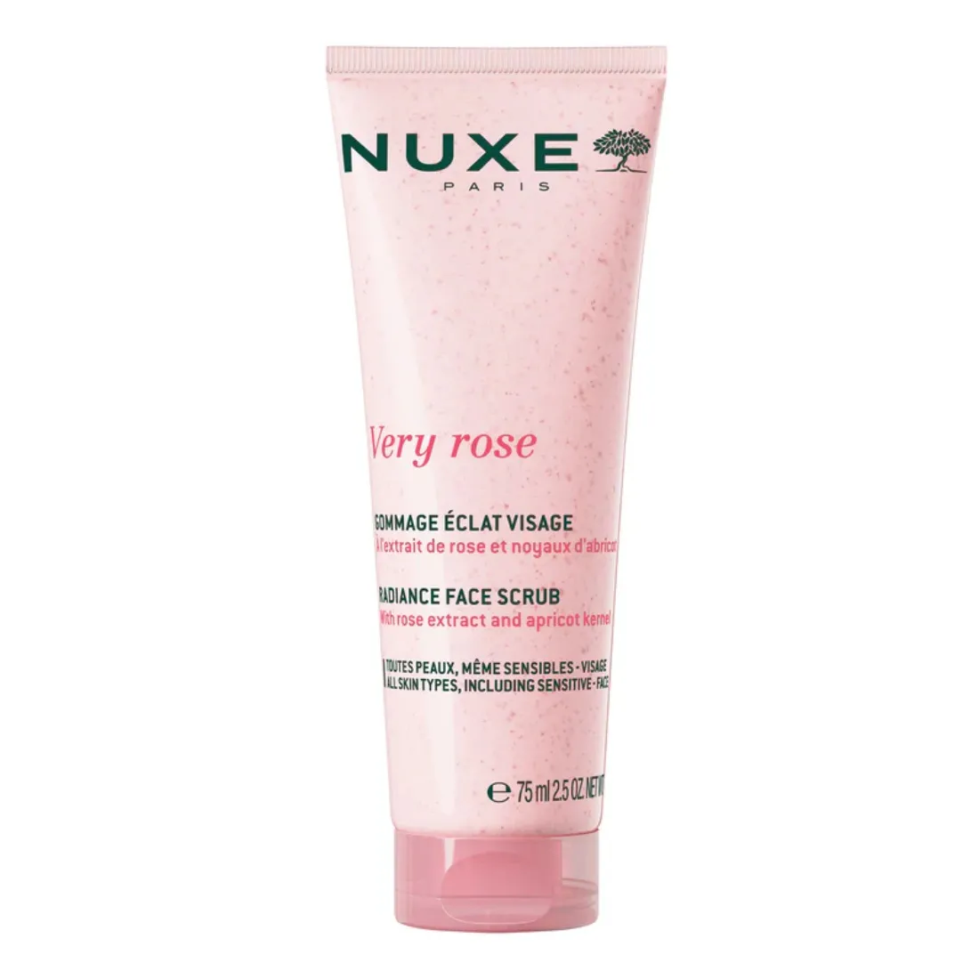 Nuxe Very Rose 玫瑰柔肤洁面磨砂膏 75ml