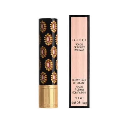 Gucci 古驰倾色琉光唇膏光泽口红217 Valeria Rose 1.8g