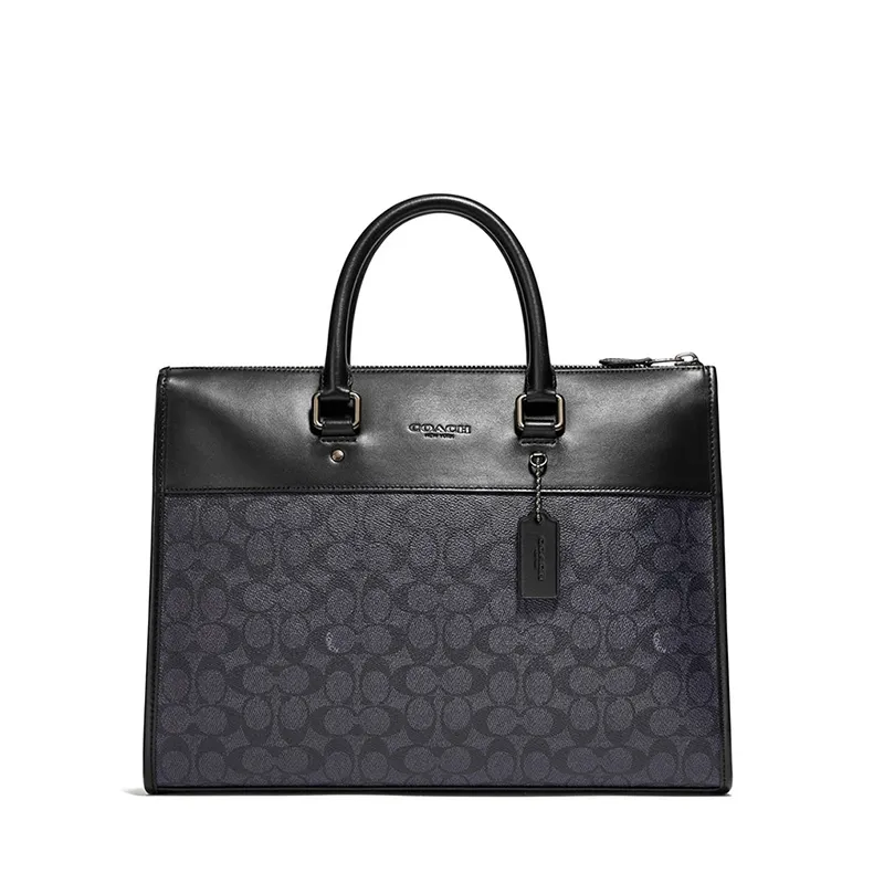 COACH 蔻驰经典标志帆布GOTHAM公文包