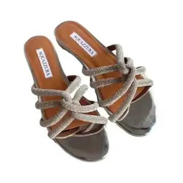 Aquazzura 女士拖鞋MDTFLAA0SPECCC355 银色 35.5