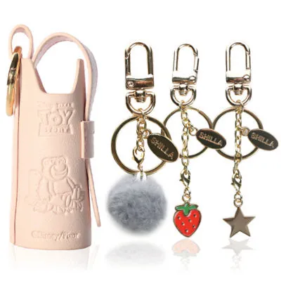 新罗独家浅粉色草莓熊珍藏套装