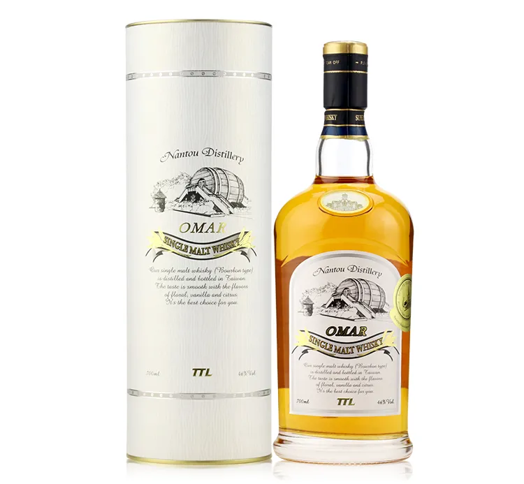 傲玛原桶强度(波本桶)单一麦芽威士忌700ml（批次随机）