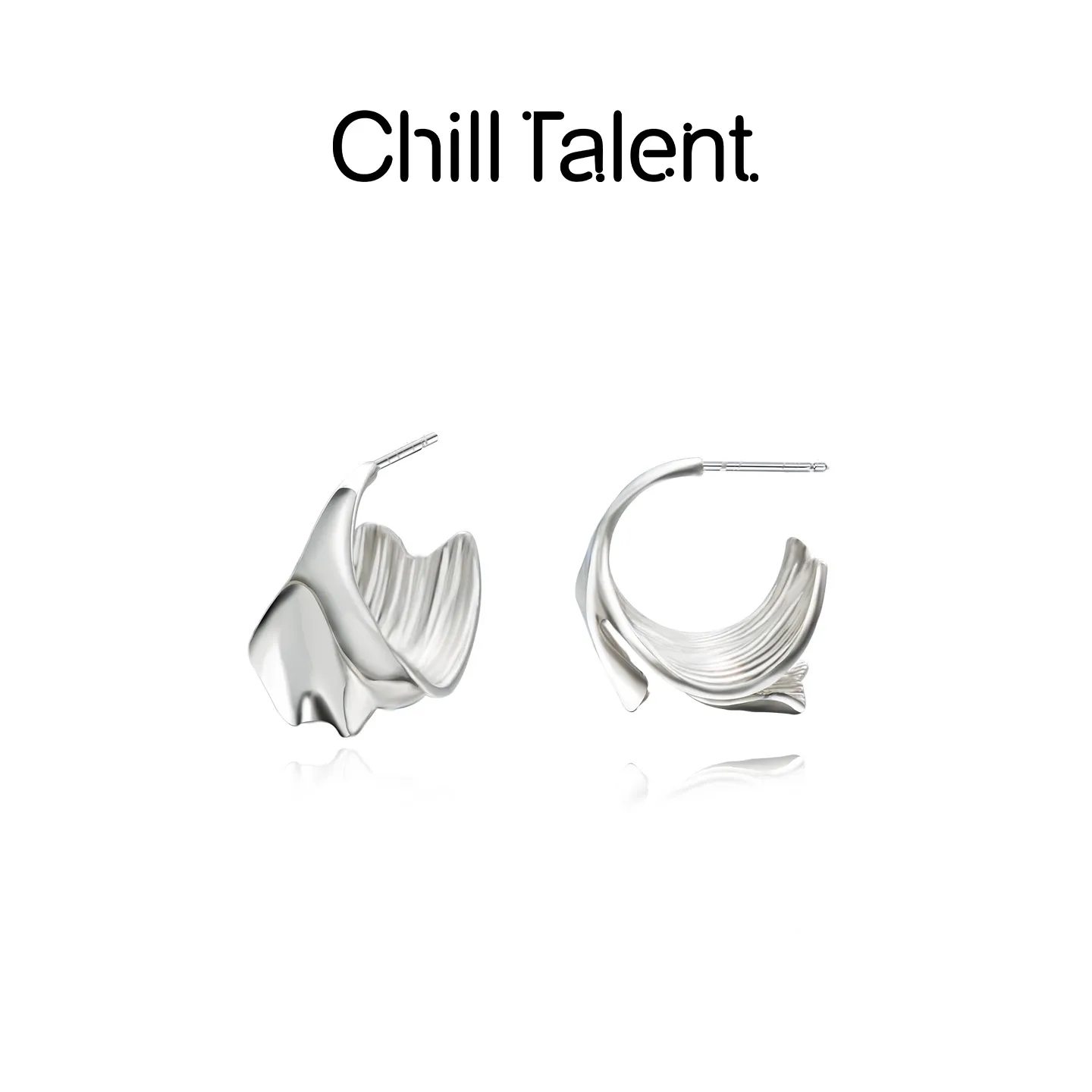 ChillTalent 【沈月同款】花神之舞耳饰 银色