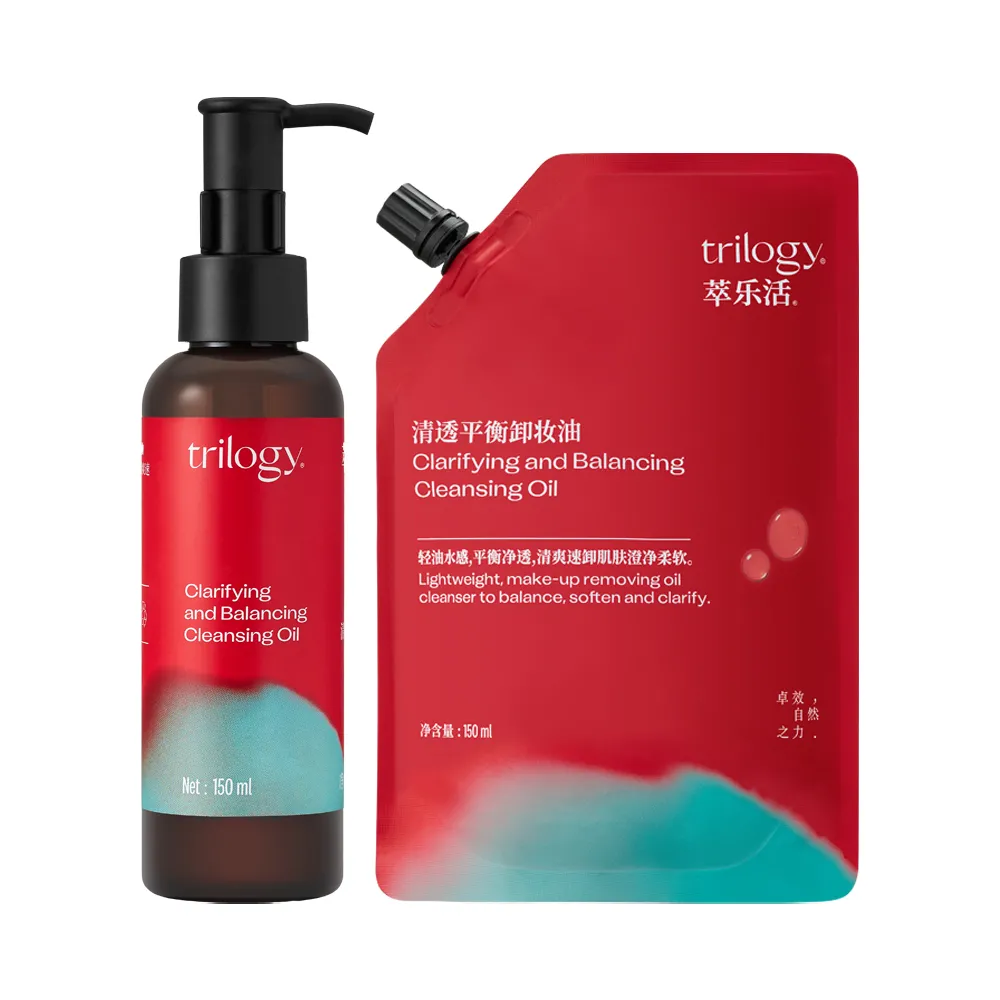 Trilogy 萃乐活 【买正送替】保湿舒缓速乳化-清透平衡卸妆油共300ml