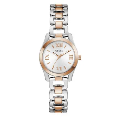 GUESS Women 28mm Two-Tone Case & Recycled Steel Watch (GW0927L5)
