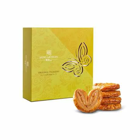 【特卖】明玥皇廷-礼盒装原味蝴蝶酥 (糕点) 176g（产品限用日期小于90天）