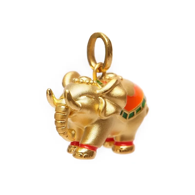 CTF 周大福24K黄金吊坠 E1027452