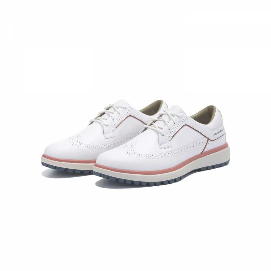【 Heritage启承】LI-NING1990 男士高尔夫休闲运动球鞋 李宁1990 标准白/摩卡棕
