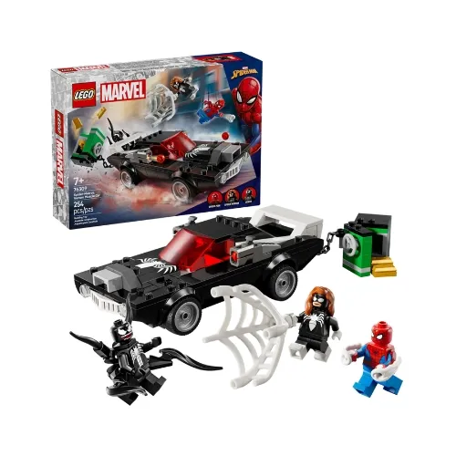 Lego 乐高蜘蛛侠大战毒液肌肉车