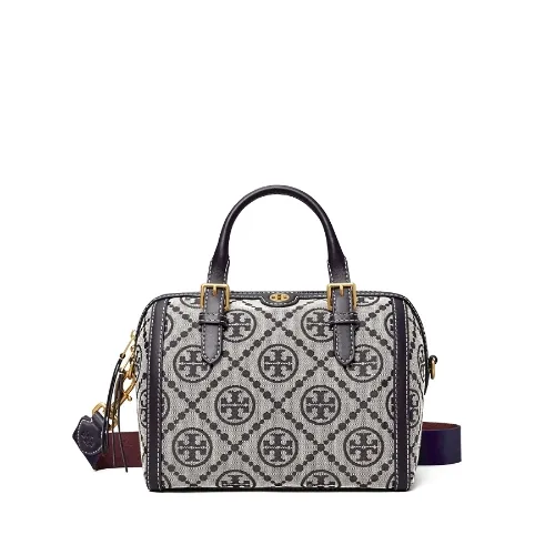 TORY BURCH T MONOGRAM中号提花酒桶包