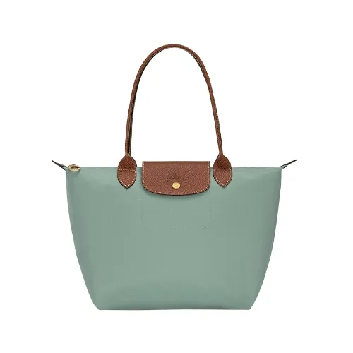 LONGCHAMP 珑骧女士单肩背包L2605089P99 再生纤维的聚酰胺布料，内含涂层 青瓷色