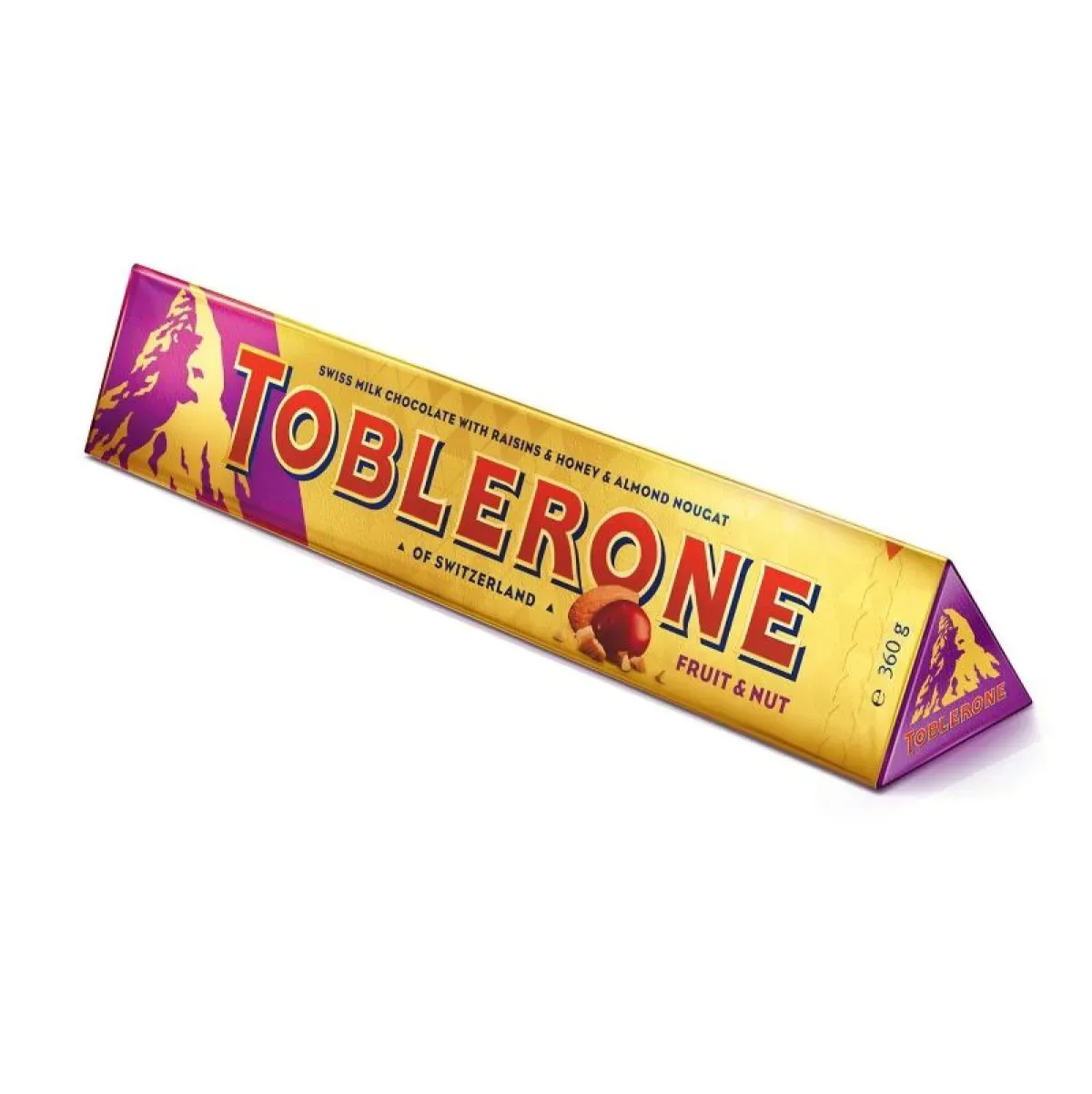 Toblerone瑞士三角葡萄坚果牛奶巧克力 360克