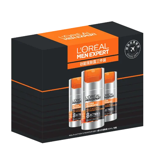 欧莱雅男士劲能爽肤露  50ml*3