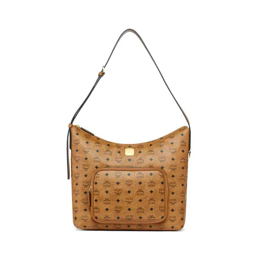 MCM 男士斜挎包MMHGATA01CO001 面料：人造革 里料：织物 干邑色 约：30*19*36cm