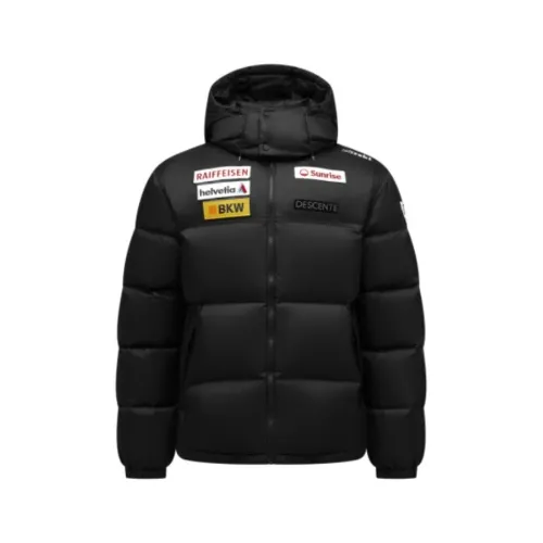 DESCENTE 迪桑特男士宽松版型羽绒服 D4431SDJ56-BK/M