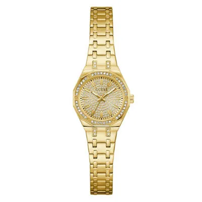GUESS Women 25mm Gold Case & Recycled Steel Watch (GW0931L2)