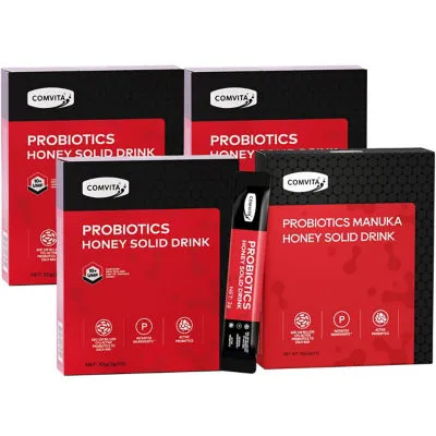 [Bundle Of 4] Comvita Probiotics Manuka Honey Solid Drink (15s X 2g)