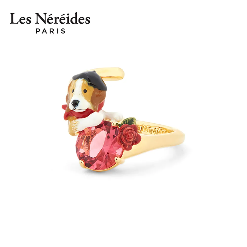 Les Néréides 【巴黎之约】比格犬戒指·可调节｜萌宠治愈