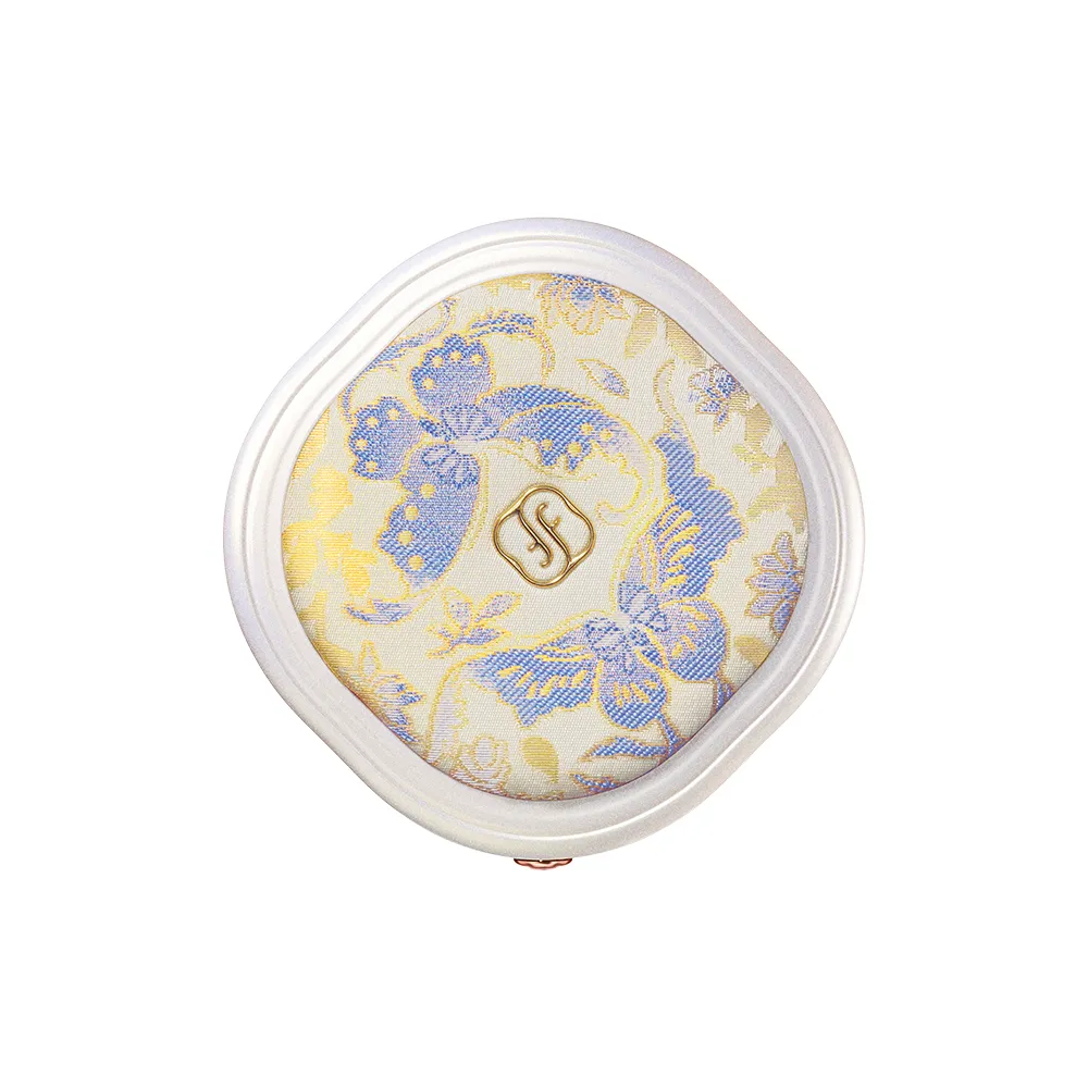 Florasis 花西子 玉容凝脂匀肤持妆粉饼-蓝色宋锦版 Z25芙蓉浅(SPF50+PA+++)/9g