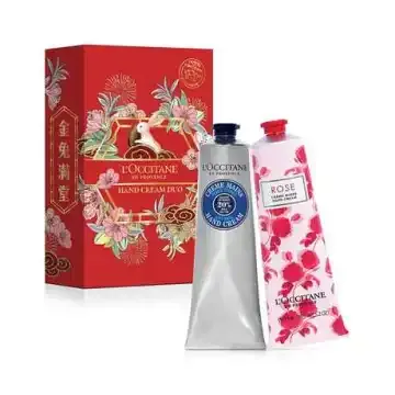 L'occitane 欧舒丹乳木果及玫瑰润手霜两件装（新春限定版）