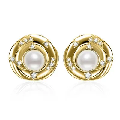 Top Grade Freshwater Pearl Earrings WE00944 | ROSE