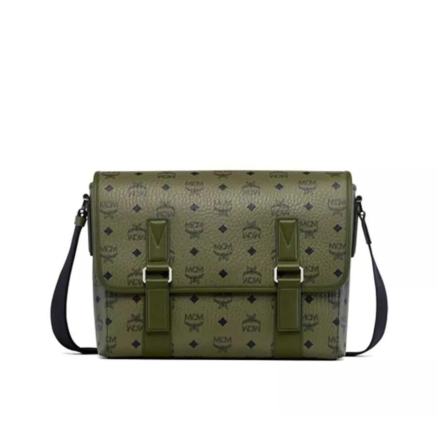 MCM Visetos 交织字母帆布斜挎包 MMMFSTA06K8001