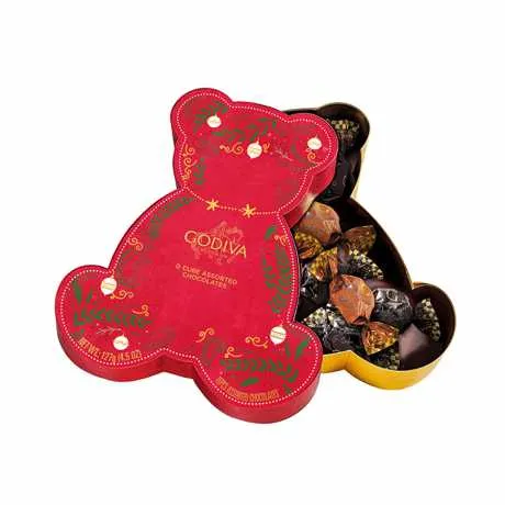 Godiva 歌帝梵歌帝梵圣诞巧克力小熊礼盒 (16颗装) 127g
