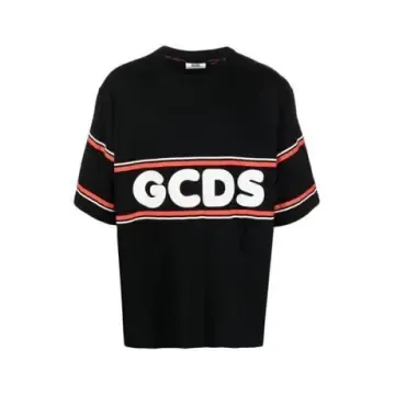 GCDS FW22男士T恤衫CC94M130137-02-S 黑色