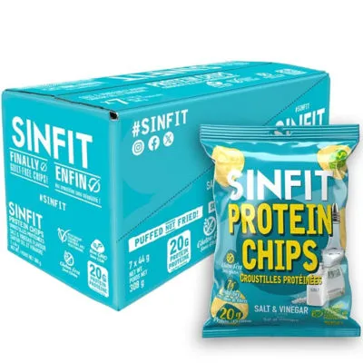 SINFIT Protein Chips (Pack of 7) - 盐醋味