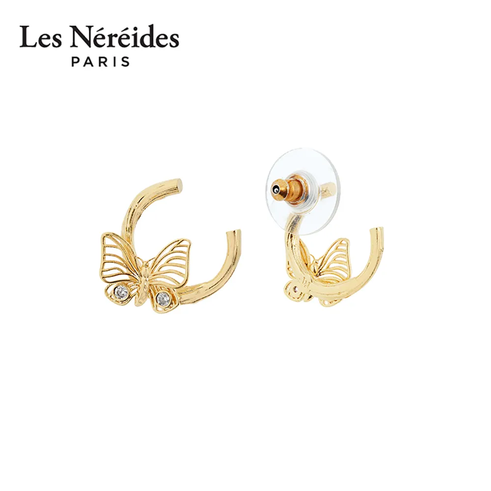 Les Néréides 【昆虫记】金色蝴蝶耳钉·翩跹起舞｜优雅精灵