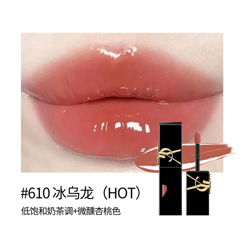 【限时抄底价】YSL 圣罗兰 爱心镜面唇釉#610 支:5.5ml