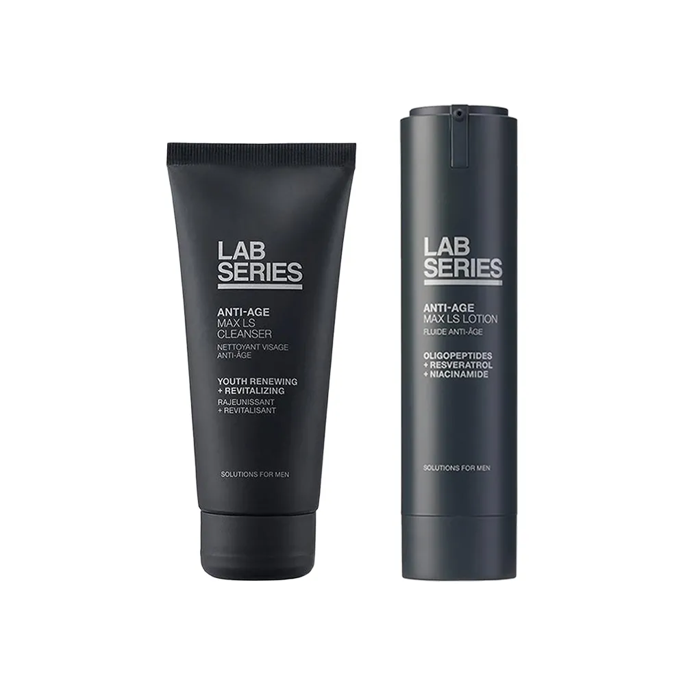 LAB SERIES 朗仕 锋范紧致入门组合 洁面100ml+保养乳液45ml