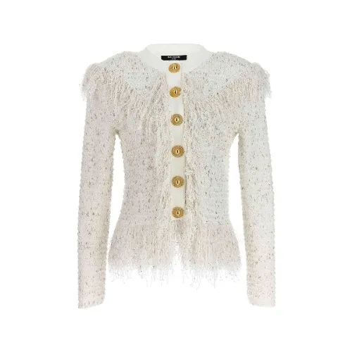 Balmain/巴尔曼女士针织外套 CF1KL141KF46GAD36