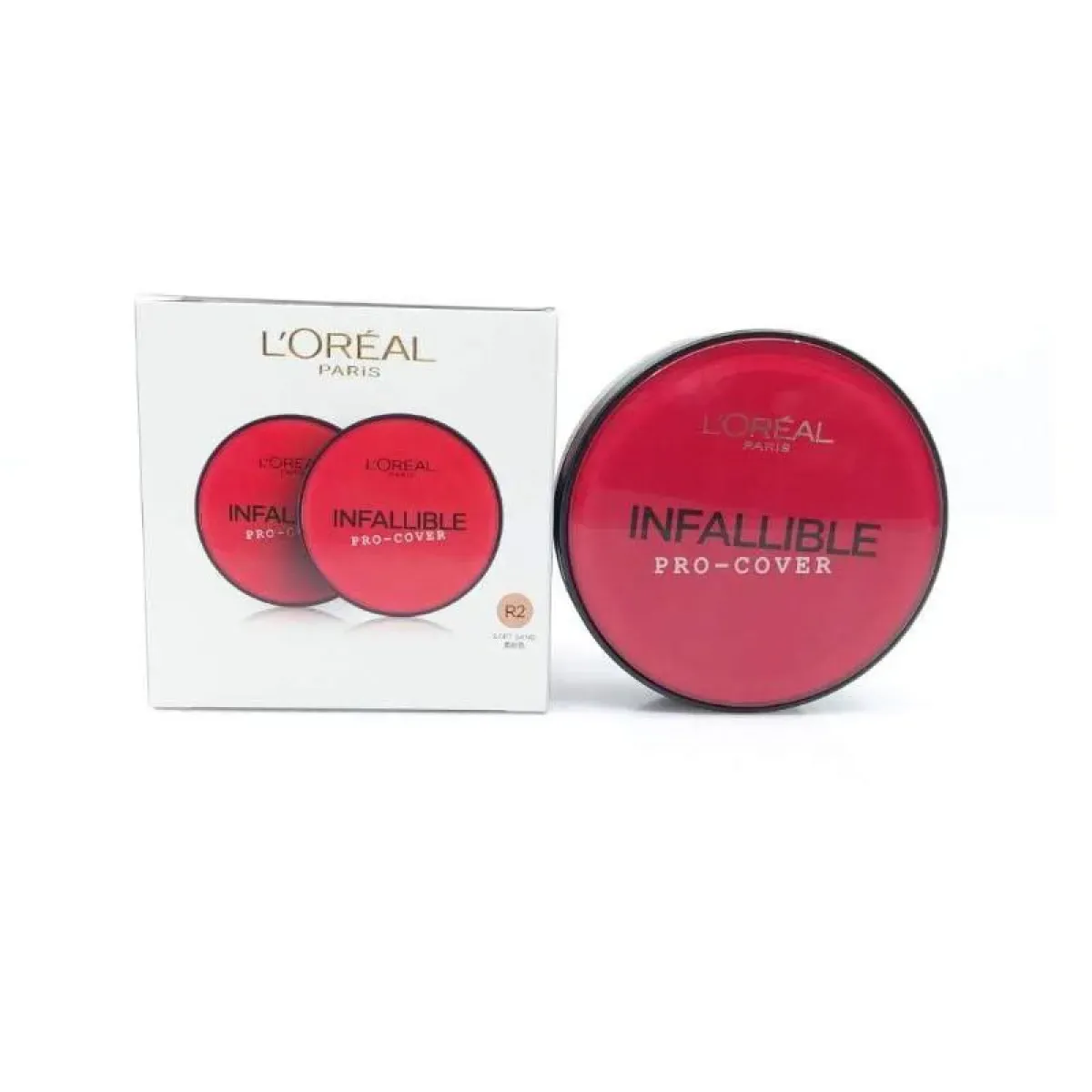 L'Oreal 欧莱雅恒放溢彩气垫粉底两只装R2 14g*2