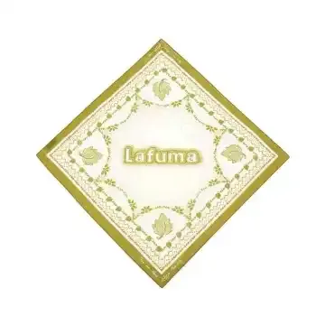 LAFUMA 乐飞叶户外春夏新品露营骑行印花多功能围巾方巾女士头巾 野营绿 60*60CM