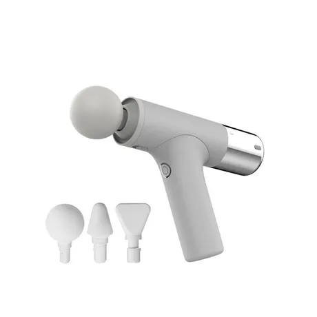 Breo倍轻松 Sport-M0220经络枪 肌肉按摩器 筋膜枪 腿部深层按摩枪（银色）