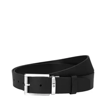 【微瑕特卖】万宝龙经典系列皮带（金属刮花，