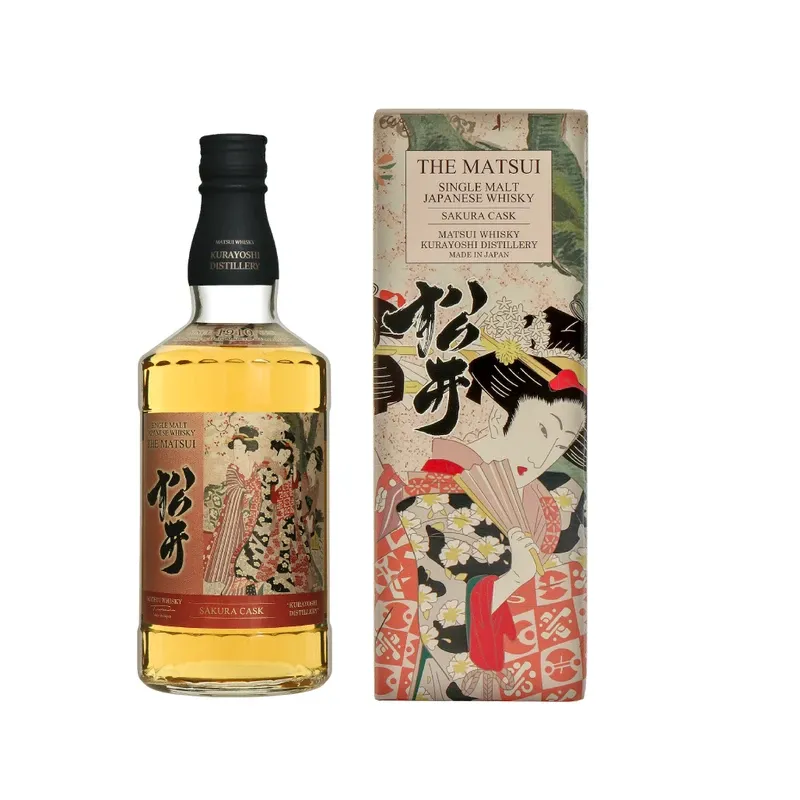 松井樱花木桶单一麦芽威士忌43%vol 700ml